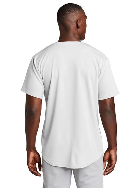 Print The Dream - Wholesale Button Down Shirt - Men's - Sport-Tek PosiCharge® Tough Mesh Full-Button Jersey2