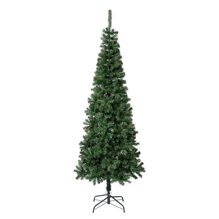 7.5 ft. Linden Spruce Slim Tree for wholesale by National Tree Company