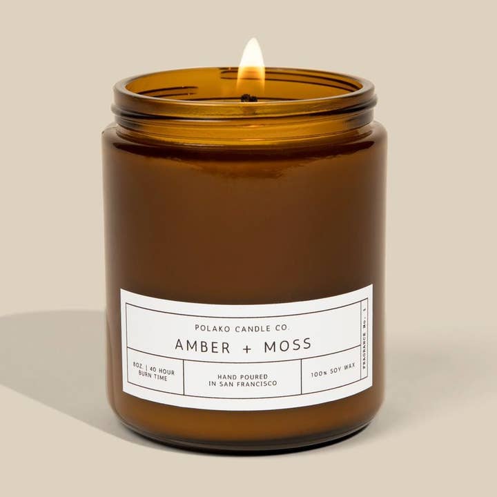 Amber + Musgo por atacado de Polako Candle Co.