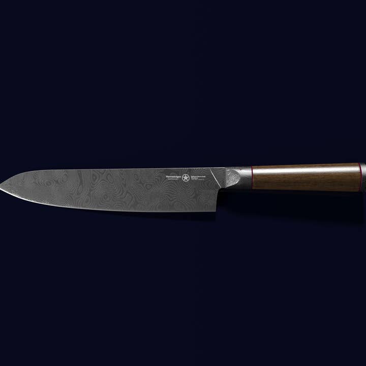 STERNSTEIGER – Großhandel Küchenmesser – Germanicum Arminius Kochmesser in 440 Schichten Damastschichten