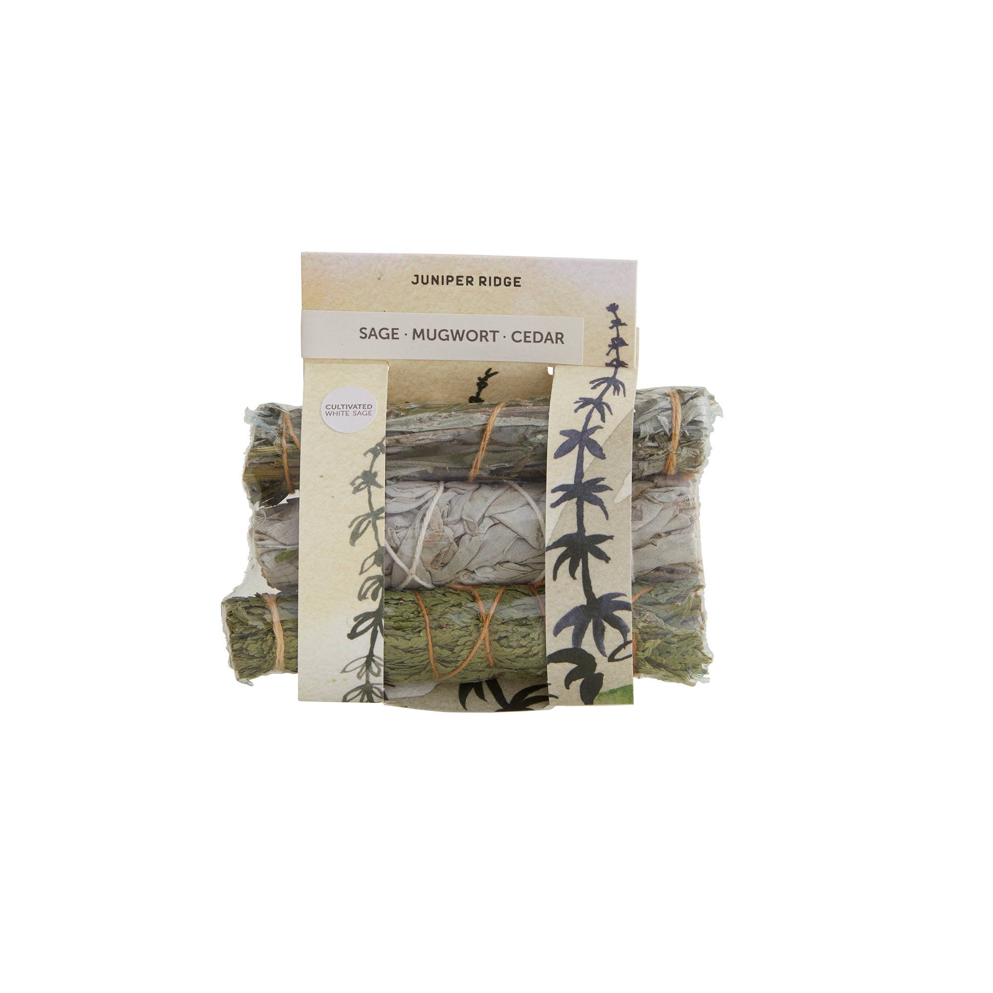 Juniper Ridge - Vente Bâton de sauge - Encens naturel - Sauge blanche, Armoise, Cèdre | Coffret cadeau2