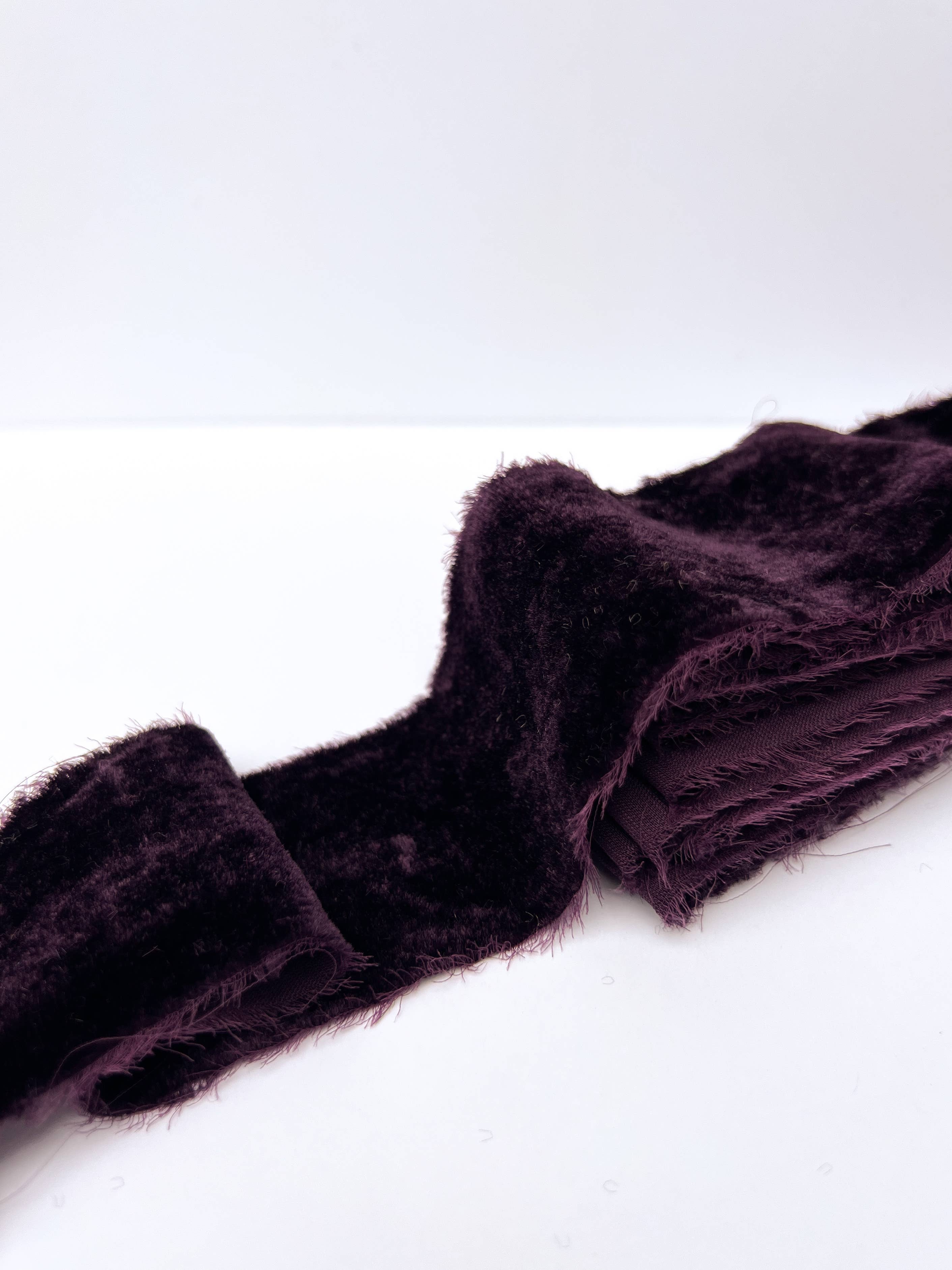 Trim & Twine - Wholesale Ribbon - Gift Wrapping - Bulk 2" Raw Edge Velvet Ribbon - 33 Colors12