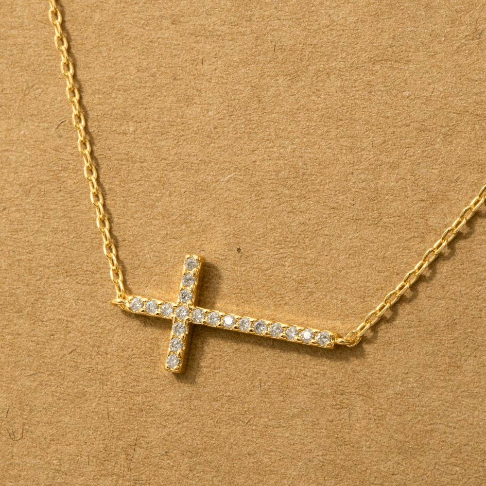 Fame Accessories - Wholesale Pendant/Charm Necklace - Cross Jewel Pendant Necklace3