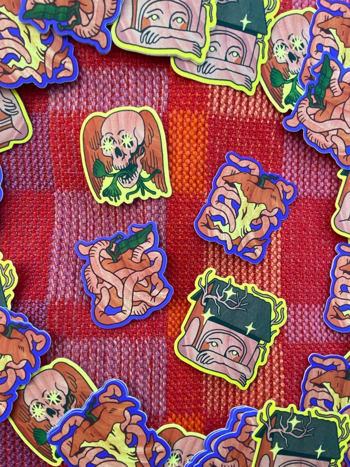 Inktober Stickers for wholesale by ALTARGOKART