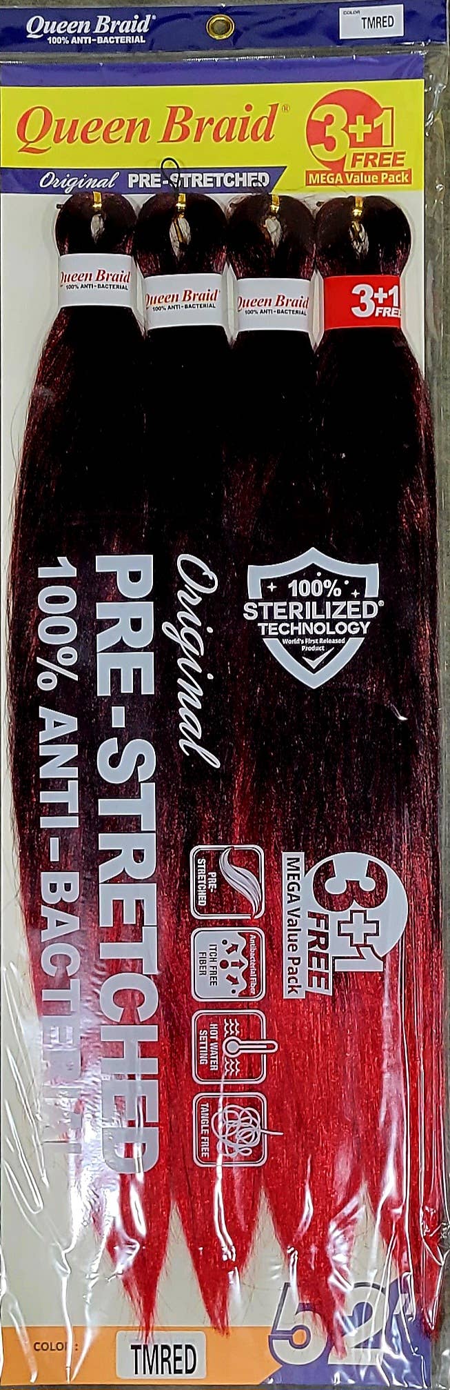 AEsthetic - Vente Extensions de cheveux - Mega pack QUEEN BRAID 3 + 1 pour extensions de cheveux9