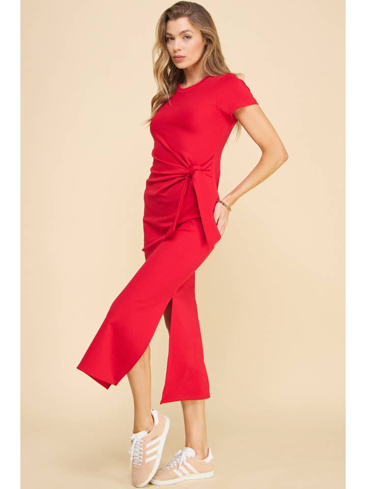 ISD1295 Anastasia Dress Red for wholesale on Faire