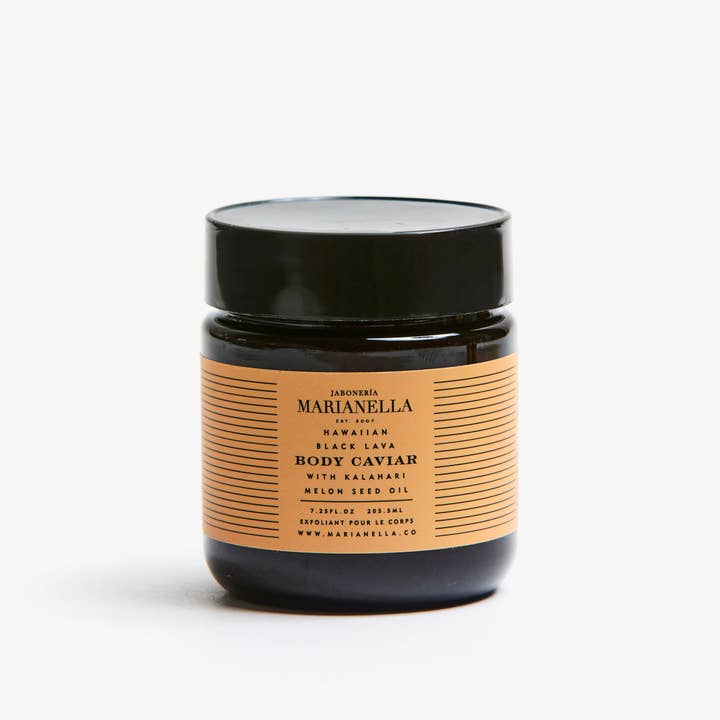 Jaboneria Marianella - Wholesale Body Scrub/Exfoliant - Hawaiian Black Lava Body Caviar Body Scrub with Charcoal