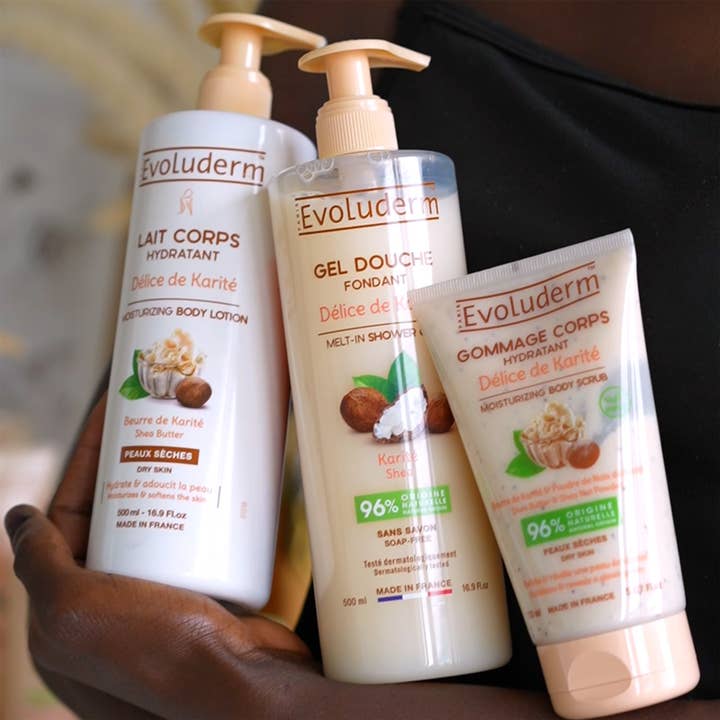 Evoluderm - Wholesale Bath & Body Set - Shea Delight Body and Hair Set - Gift idea 2