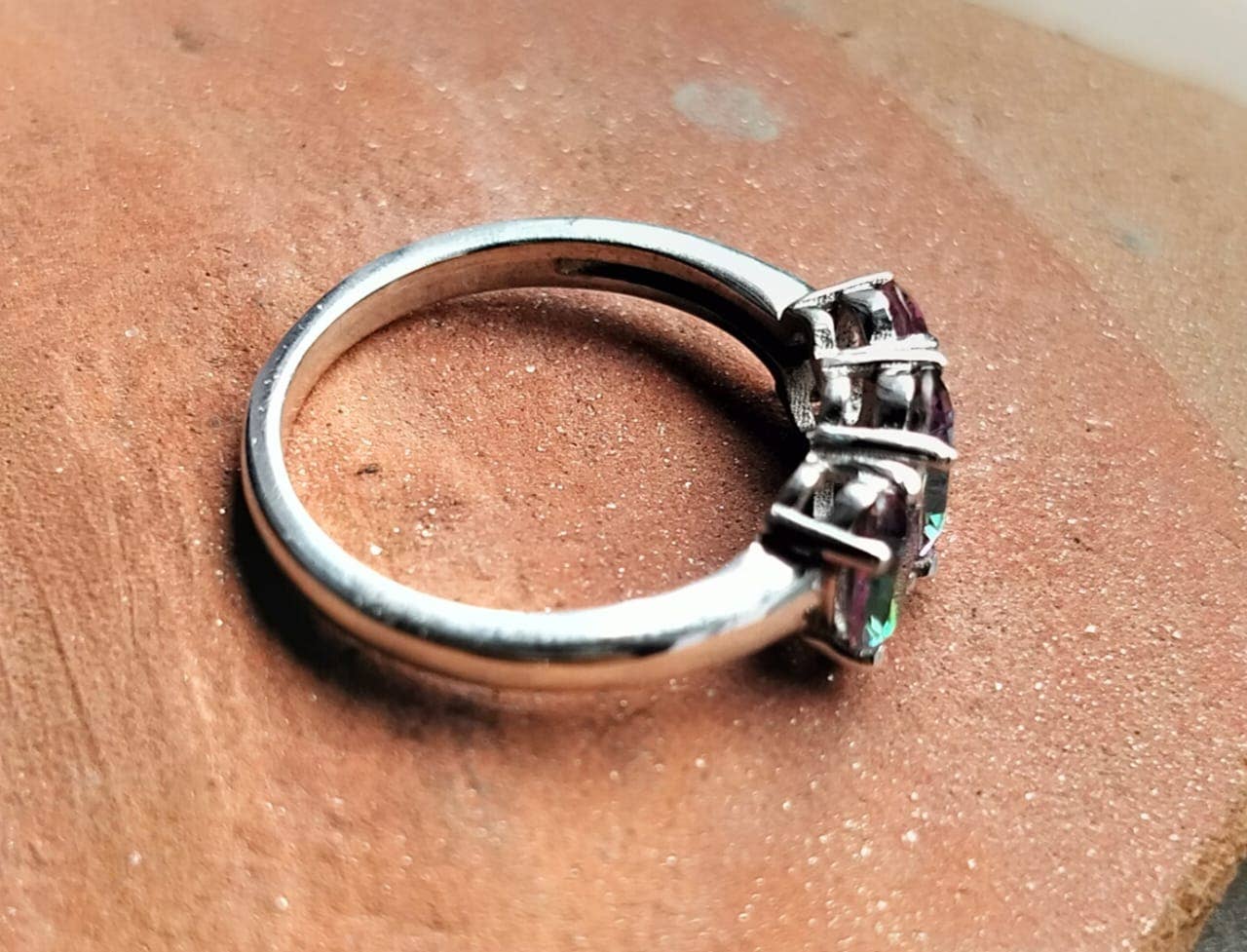 SILVER CAVE – Anel multi-pedra por atacado – Anel Bonito Mystic Topázio 925 Handmade Prata de 1ª Lei4