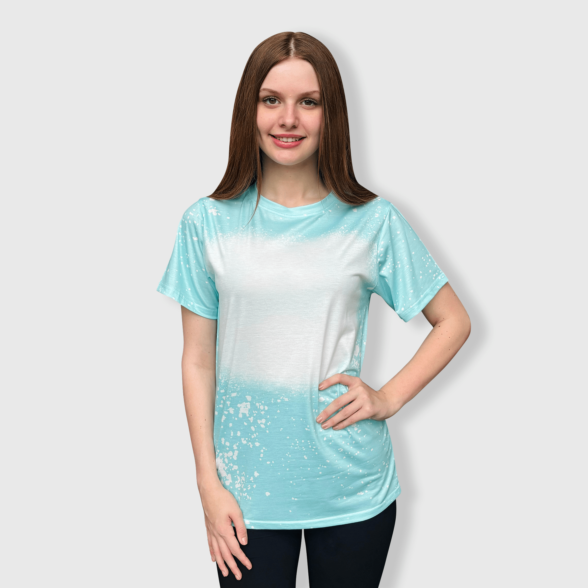 ILTEX Apparel - Wholesale T-Shirt - Women's - FAUX Bleached Tees - Adult16