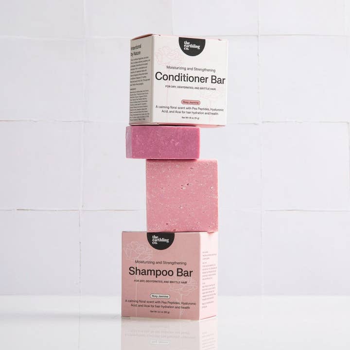 Shampoo and Conditioner for Moisture & Strength for wholesale by The Earthling Co.