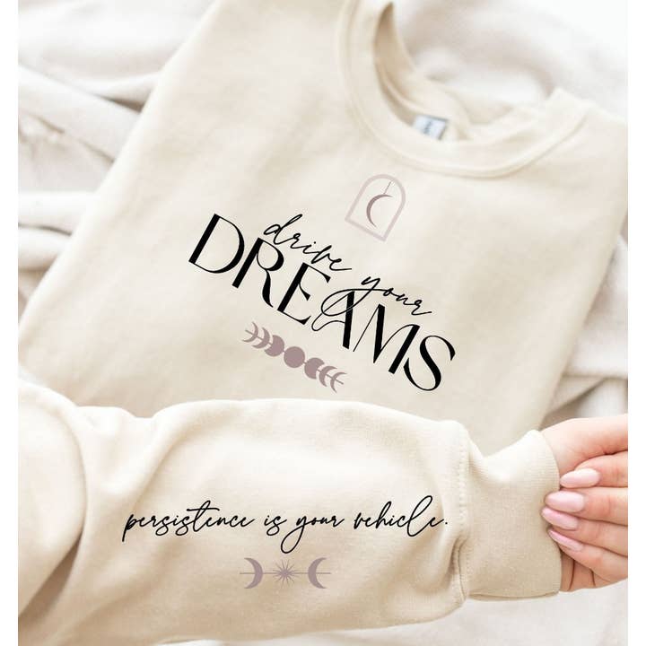 Drive Your Dreams Rundhalsausschnitt für den Großhandel von Carolina Moon