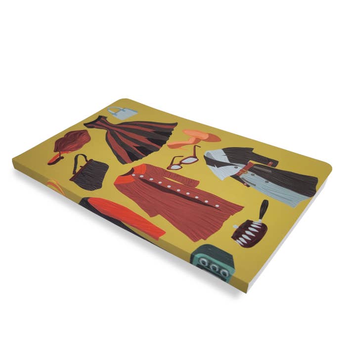 Mid Century Modern Period Costume Unlined Journal for wholesale by Untitled Union