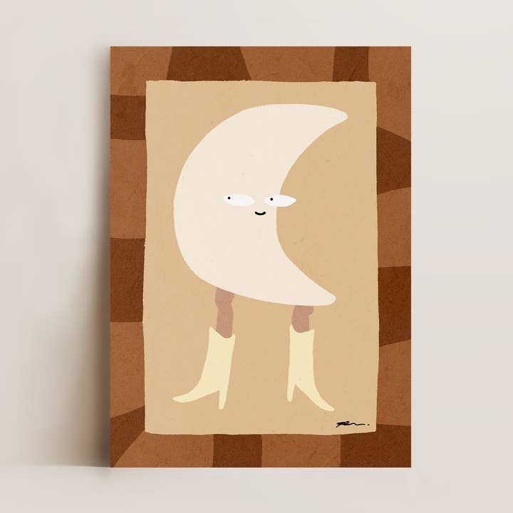 Stampa di Mucca Lunare per la vendita all'ingrosso da parte di Alluvion