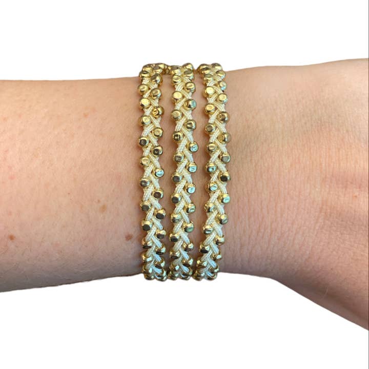Triple Wrap Beaded Bracelet & Necklace - Single Color for wholesale by Erry Shop