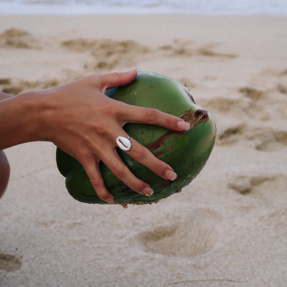 The Salty Gem - Wholesale Cocktail/Statement Ring - Shell Ring (Handmade)4