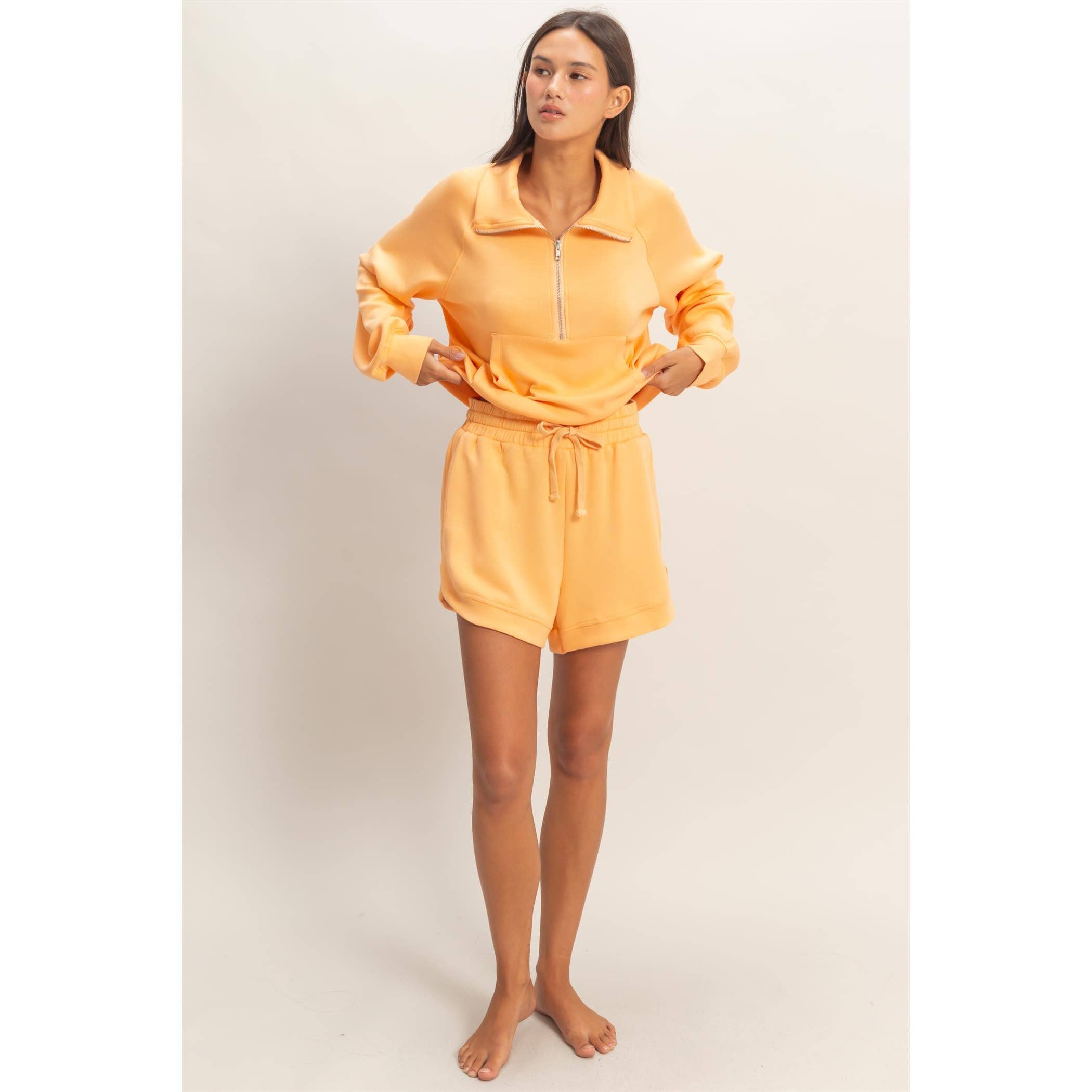 HYFVE - Wholesale Sweatshirt - Women's - Half-Zip Collar Pullover12