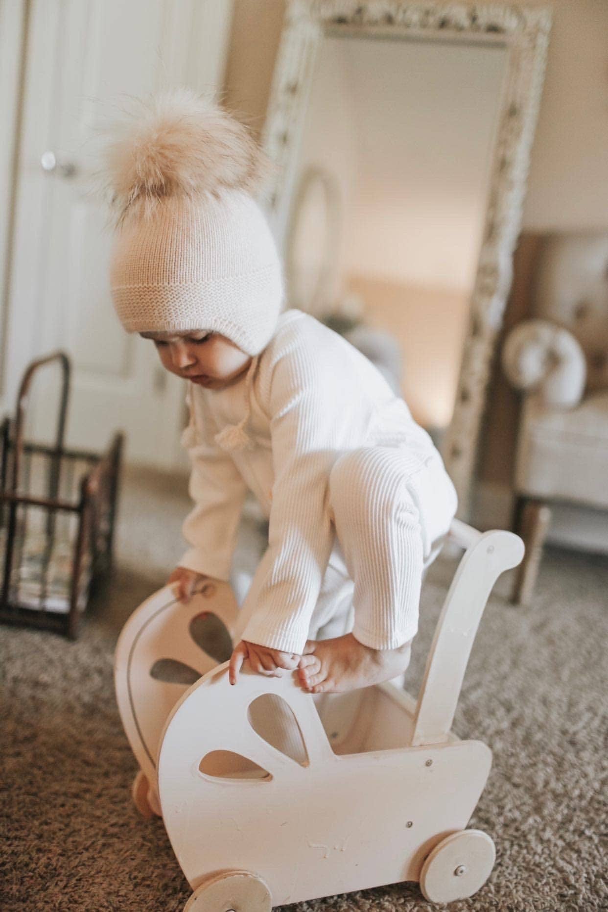 Petite Maison Kids - Wholesale Beanie - Kids - Cashmere Aviator Hat22