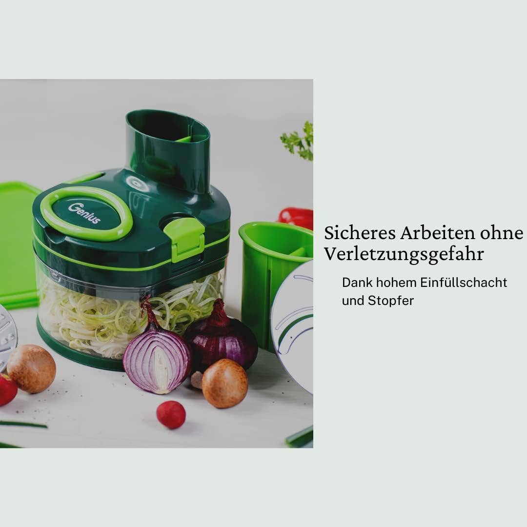 Genius GmbH - Wholesale Kitchen Tool/Gadget - Nicer Dicer Pegasus, set of 10, green1