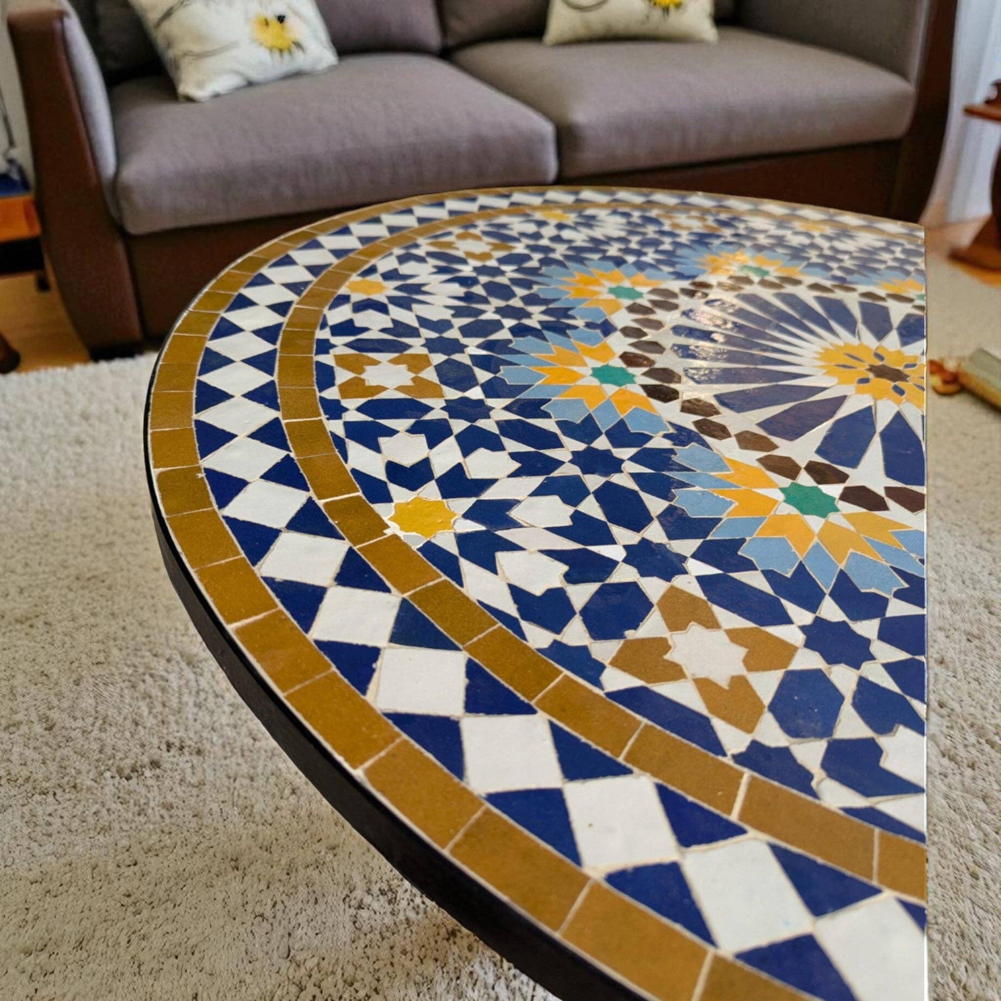 AtlasPerles - Wholesale Coffee Table - Mosaic Patio Table5