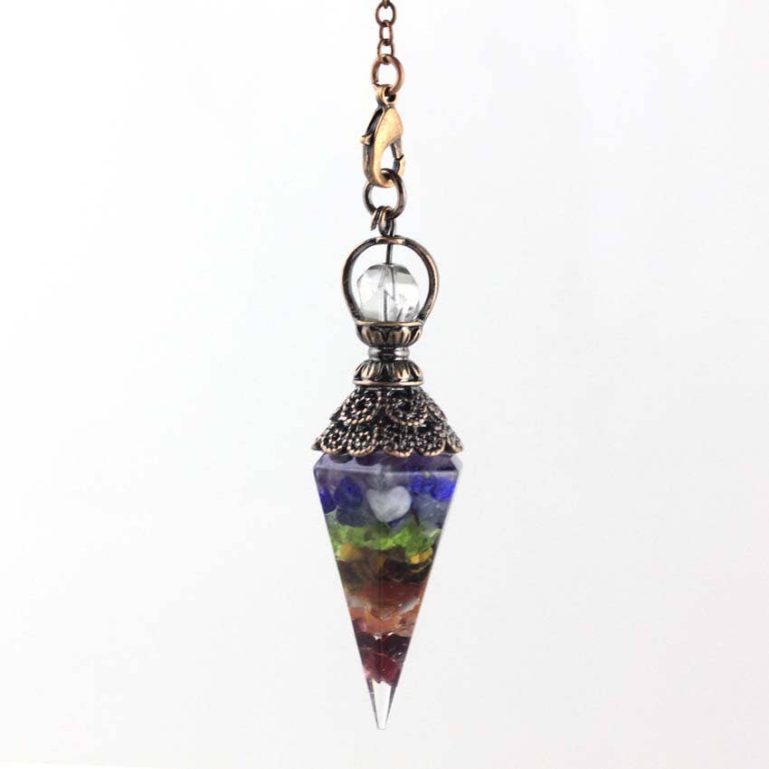 Gemcohub - Wholesale Spiritual Stone/Crystal - Hexagonal Diamond Cone Pendulum4
