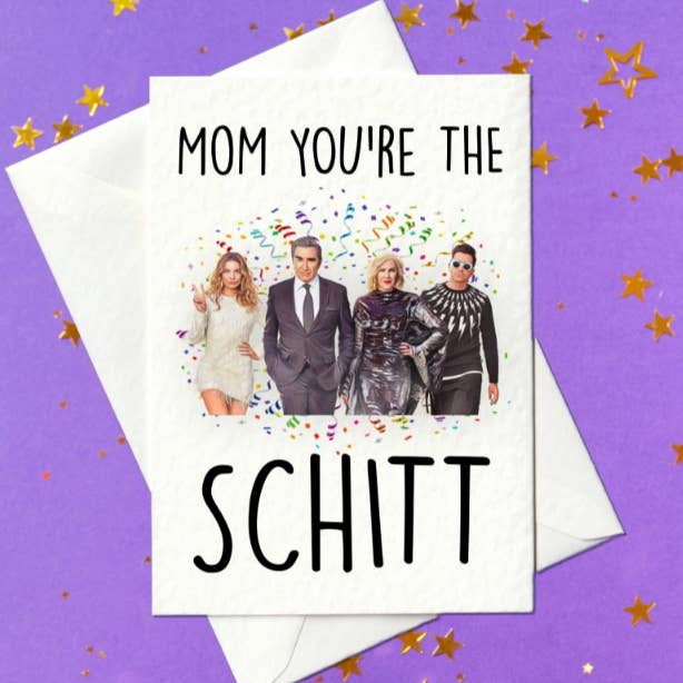Mamá eres la Schitt - Divertido, Schitt's Creek para venta al por mayor de Prickly Cards