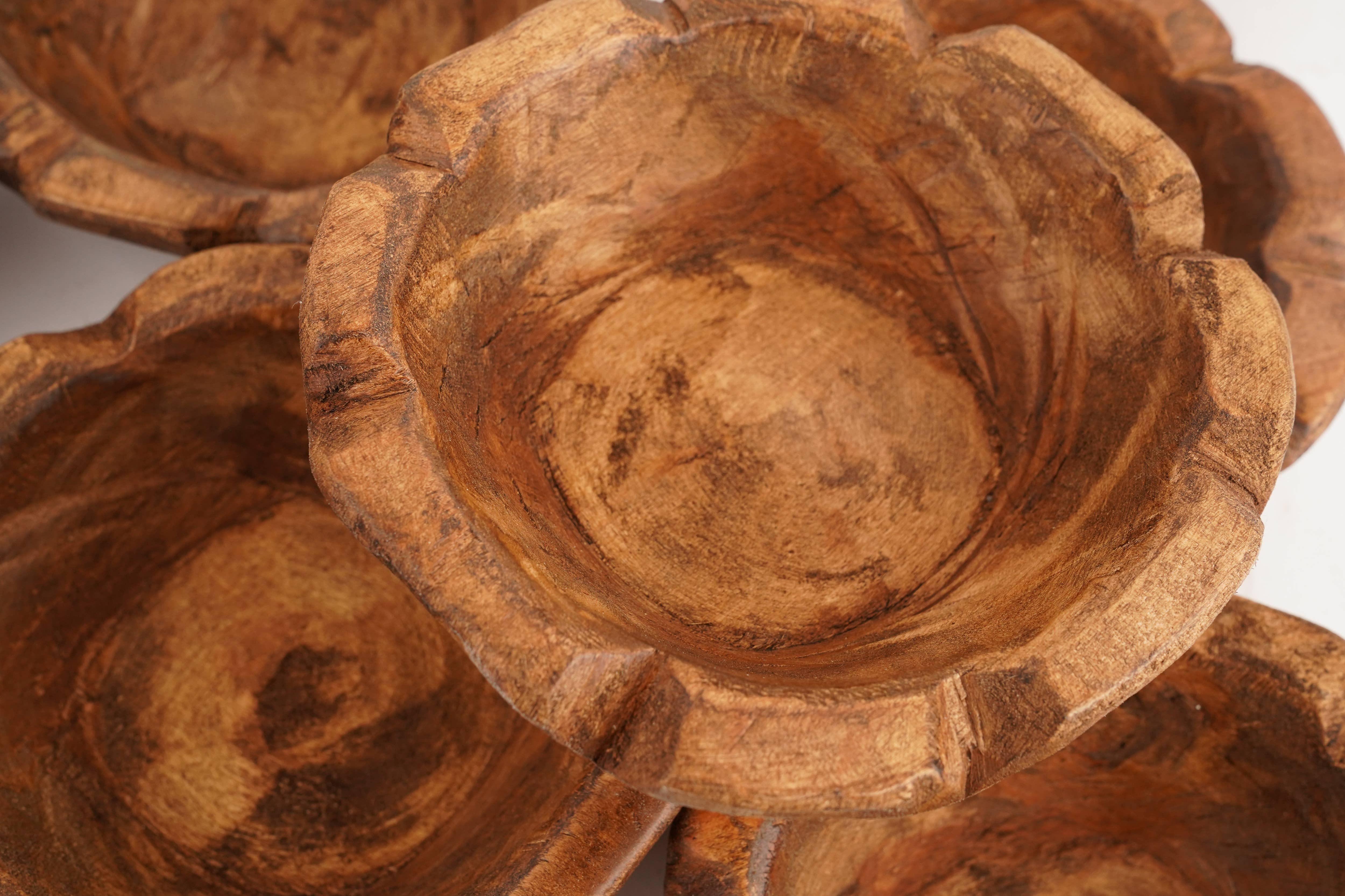 My Amigos Imports - Wholesale Candle holder - Stubby™ Mini Flower Dough Bowl-Candle Ready-6 inches12