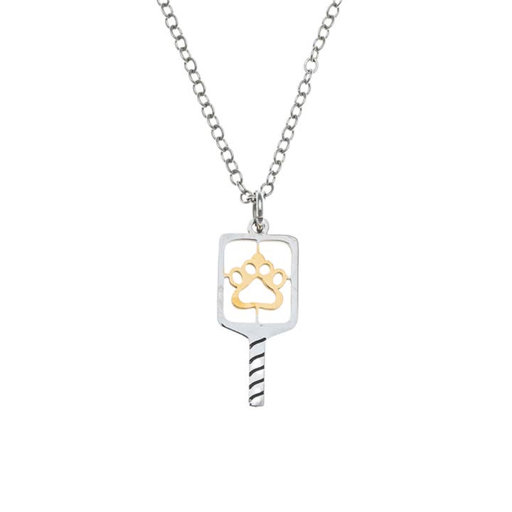 Pickleball Paw Necklace for wholesale by Born to Rally