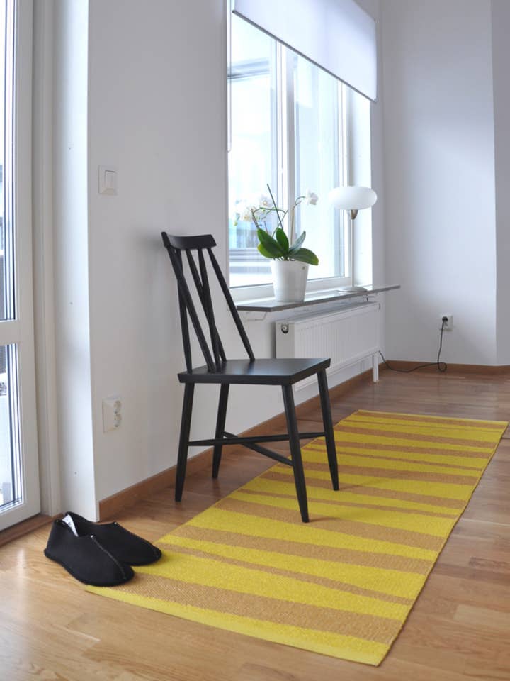 TAPPETO ÅRE GIALLO/OCRA 70x200 cm per la vendita all'ingrosso da parte di Sofie Sjöström Design