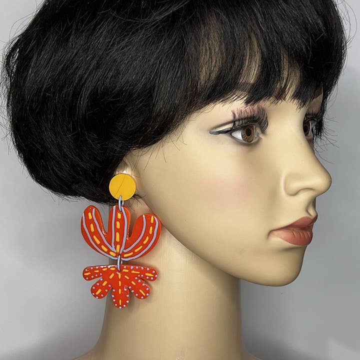 Audacious Studio - Wholesale Dangle Earrings - Flower Child Statement Earrings1