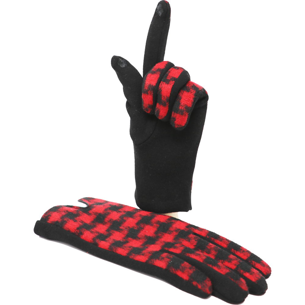 Alba Wholesale - Wholesale Gloves - Women's - Tartan Touchscreen Gloves8