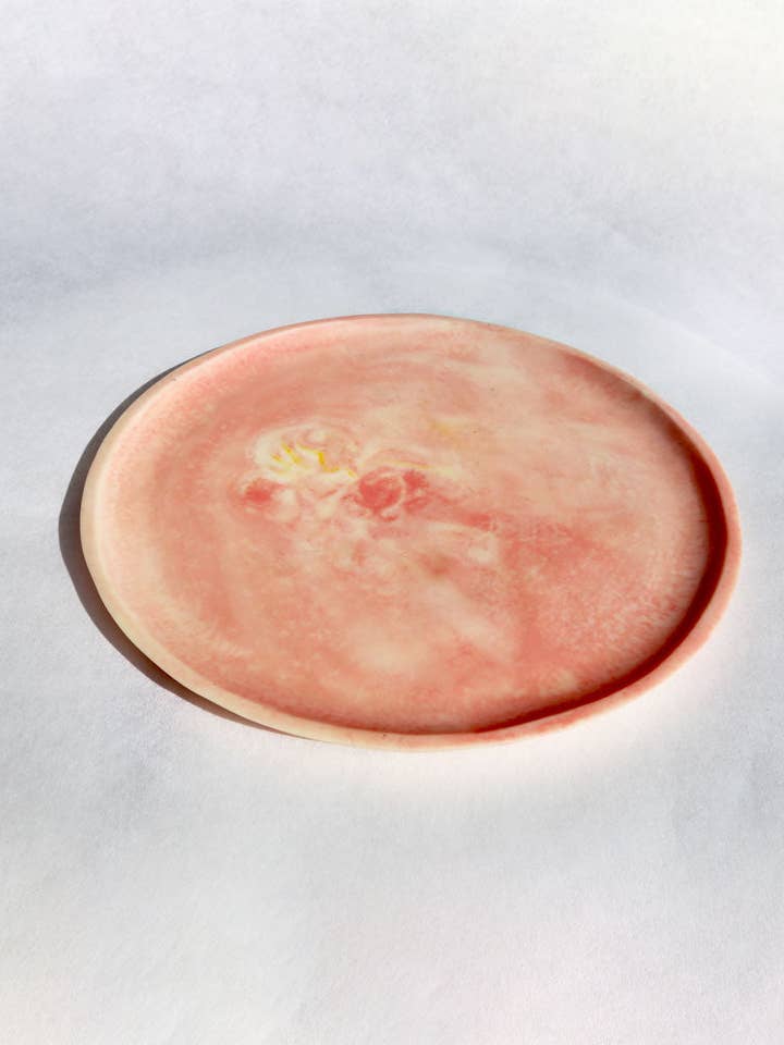 Salattallerken lyserød for engroshandel hos Oh La La Boutique