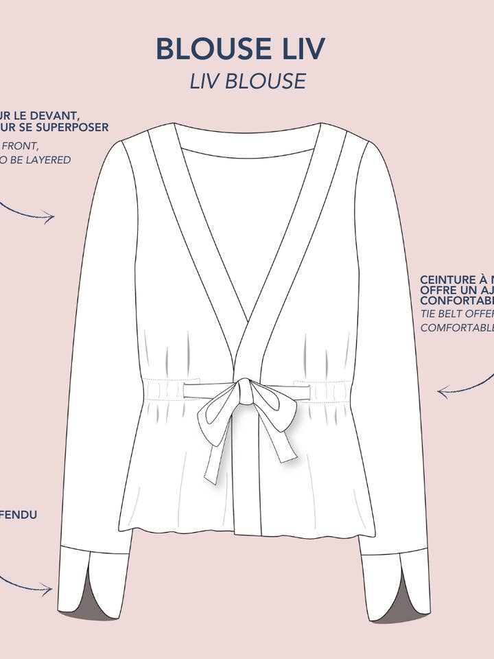 Lise Tailor - Wholesale Pants - Women's - Sewing pattern - Liv - sold individually - PREORDER1