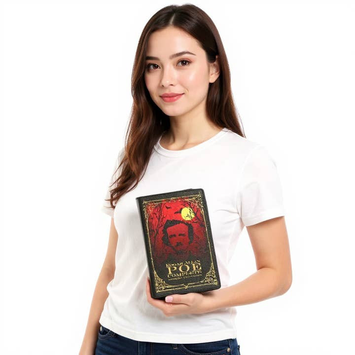 COMECO INC - Wholesale Clutch Bag - Women's - Edgar Allan Poe Book Clutch Bag4