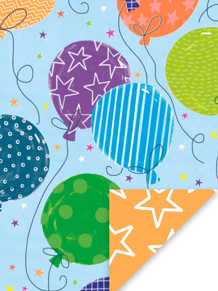 Platt Vira Stora Ballonger Blå för wholesale av Glick