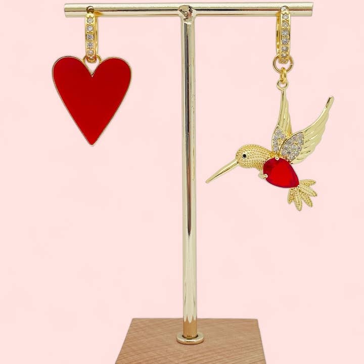 Meila Red Creolen für den Großhandel von Huracan