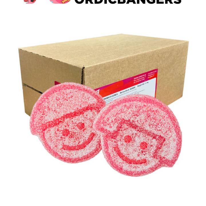 Sour raspberry twins 3.2kg for wholesale by Nordicbangers - Swedish Candy Supply