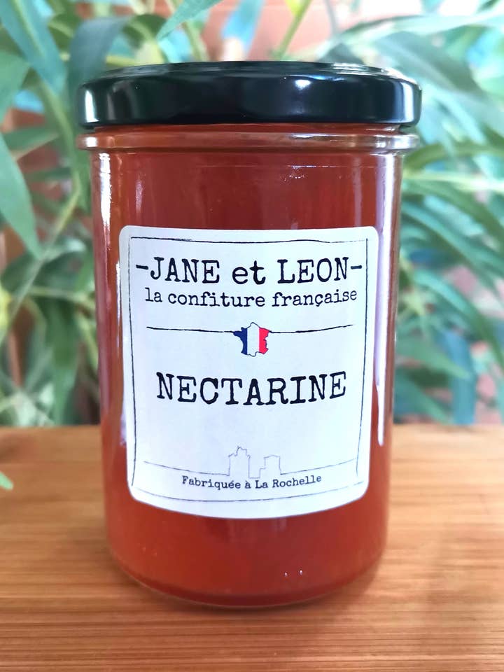 Nectarine homemade jam 70% for wholesale by Jane et Leon