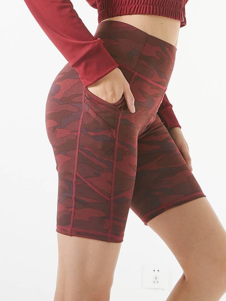 A2055 SPORT YOGA KORTA CYKLISTER LEGGINGS MIX STORLEKAR 12ST/FÖRPACKNING för wholesale av SSImport