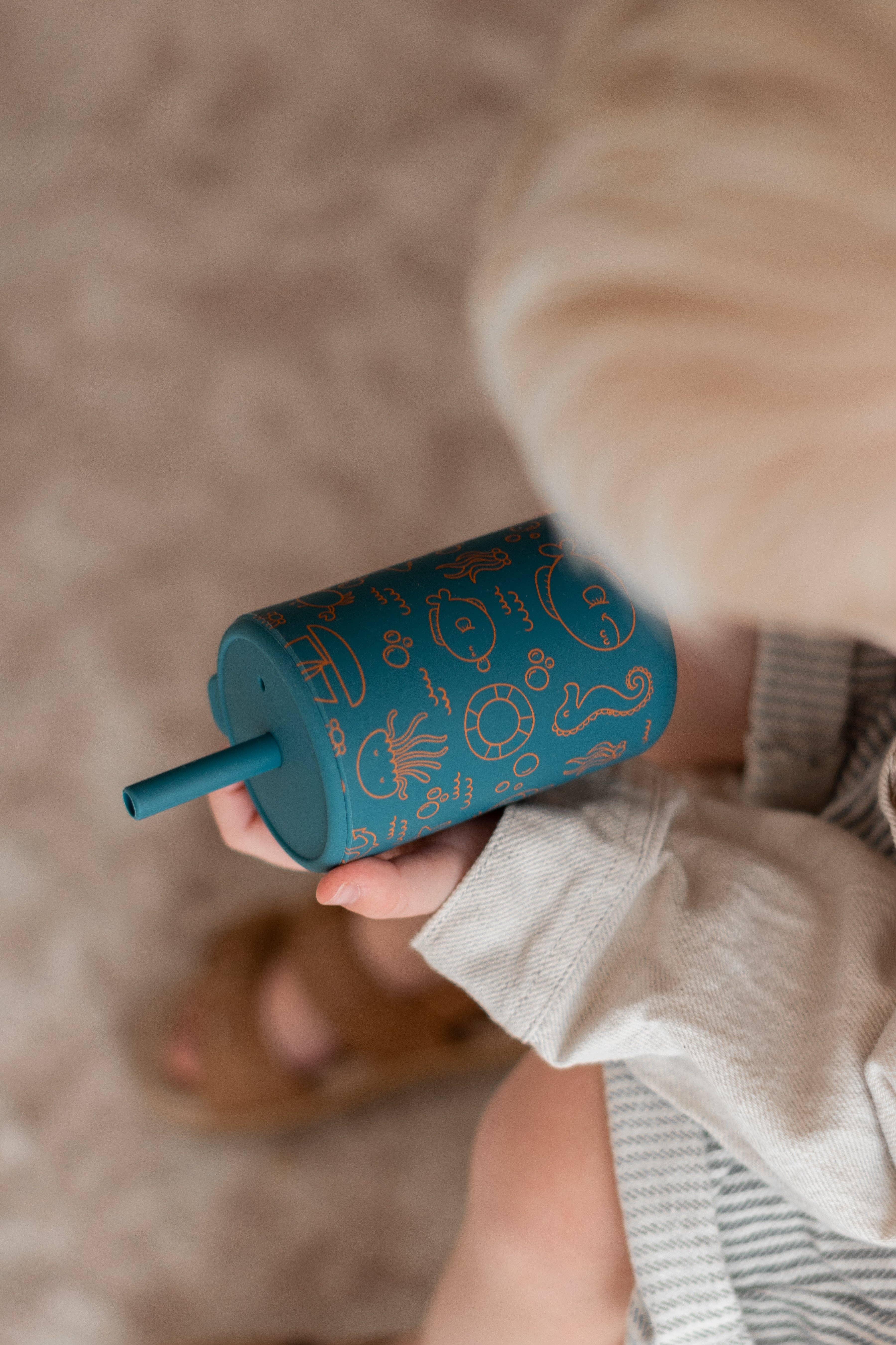 Over the Dandelions - Wholesale Drinking Glass/Cup - Kids & Baby - Mini Smoothie Cup Sea Friends1