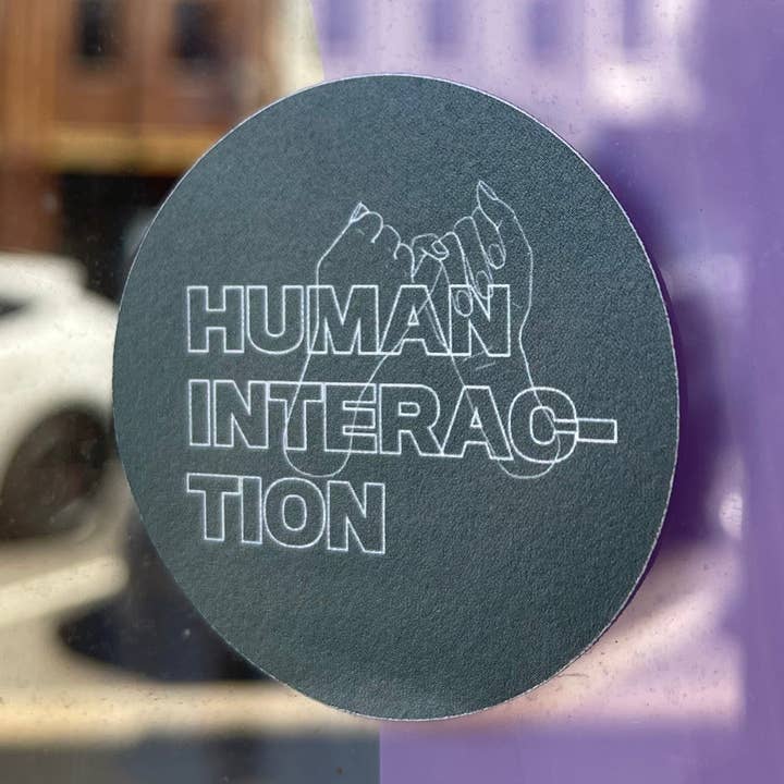 Human Interaction - Green Pinky Promise Sticker for wholesale by human interaction