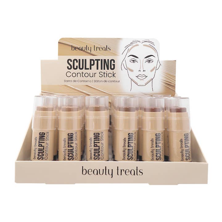 PINEAPPLE Beauty - Wholesale Makeup Contour - Beauty Treats 201 Sculpting Contour Stick - 24 pcs