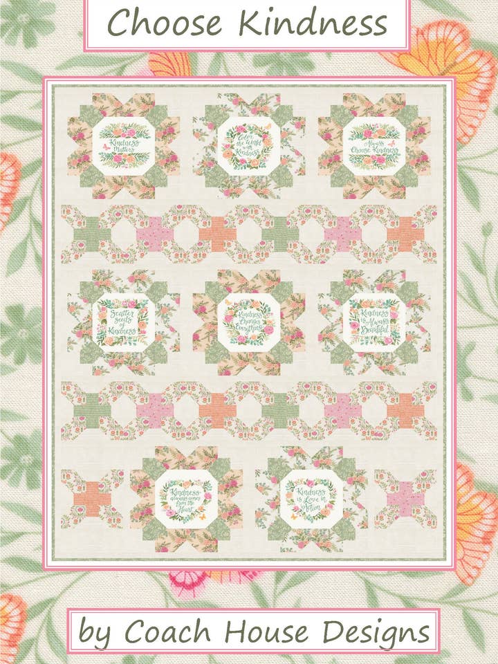 Choisissez le motif de courtepointe de la gentillesse pour la vente par Coach House Designs