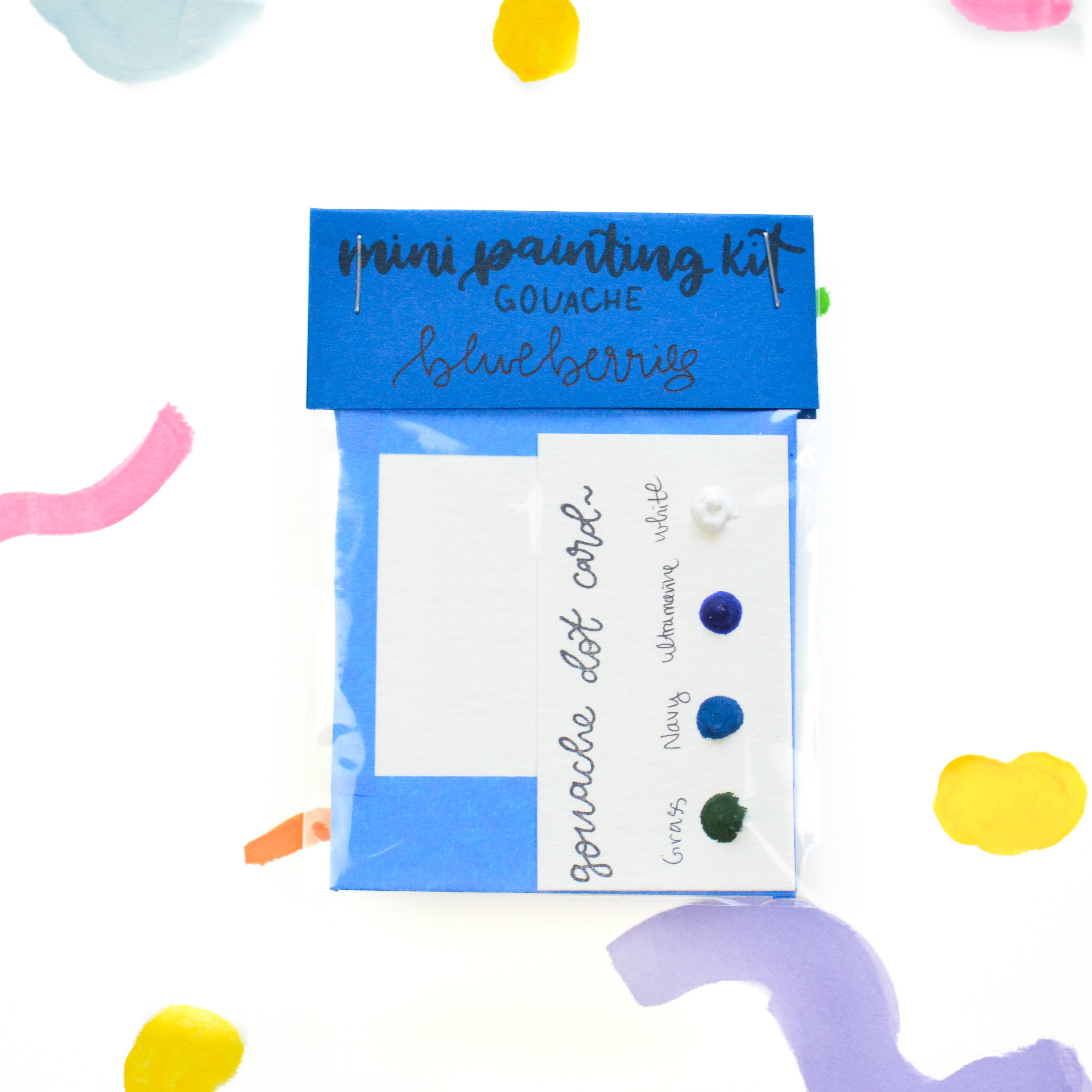 Lavender Chai Co. - Wholesale DIY craft kit - Mini Painting Kit- Blueberries