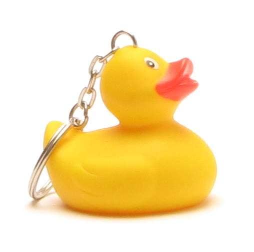 Duckshop - Wholesale Keychain – Child - Rubber Duck Friederike (yellow) - Key Ring