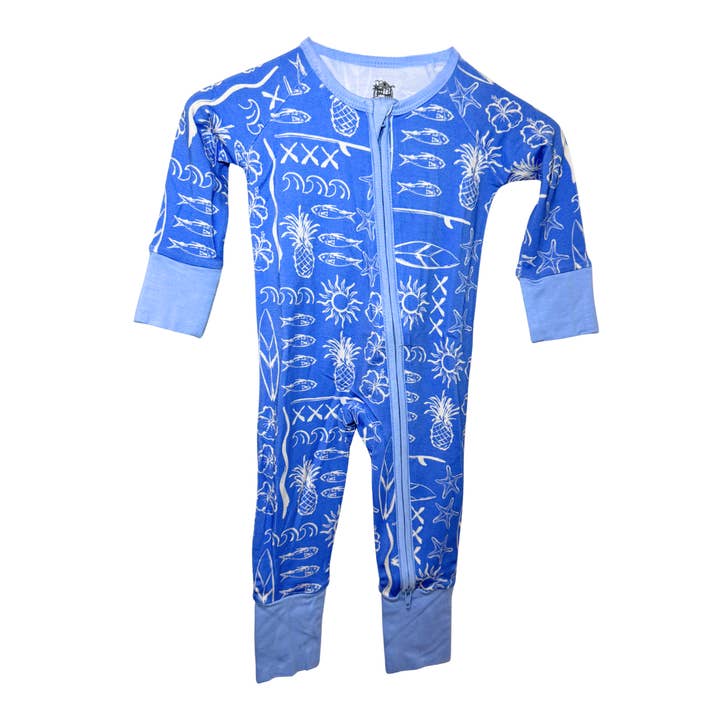 Eazy Living Baby Co - Wholesale Sleepsuit - Baby - Coastal Dreamer Bamboo Sleeper1