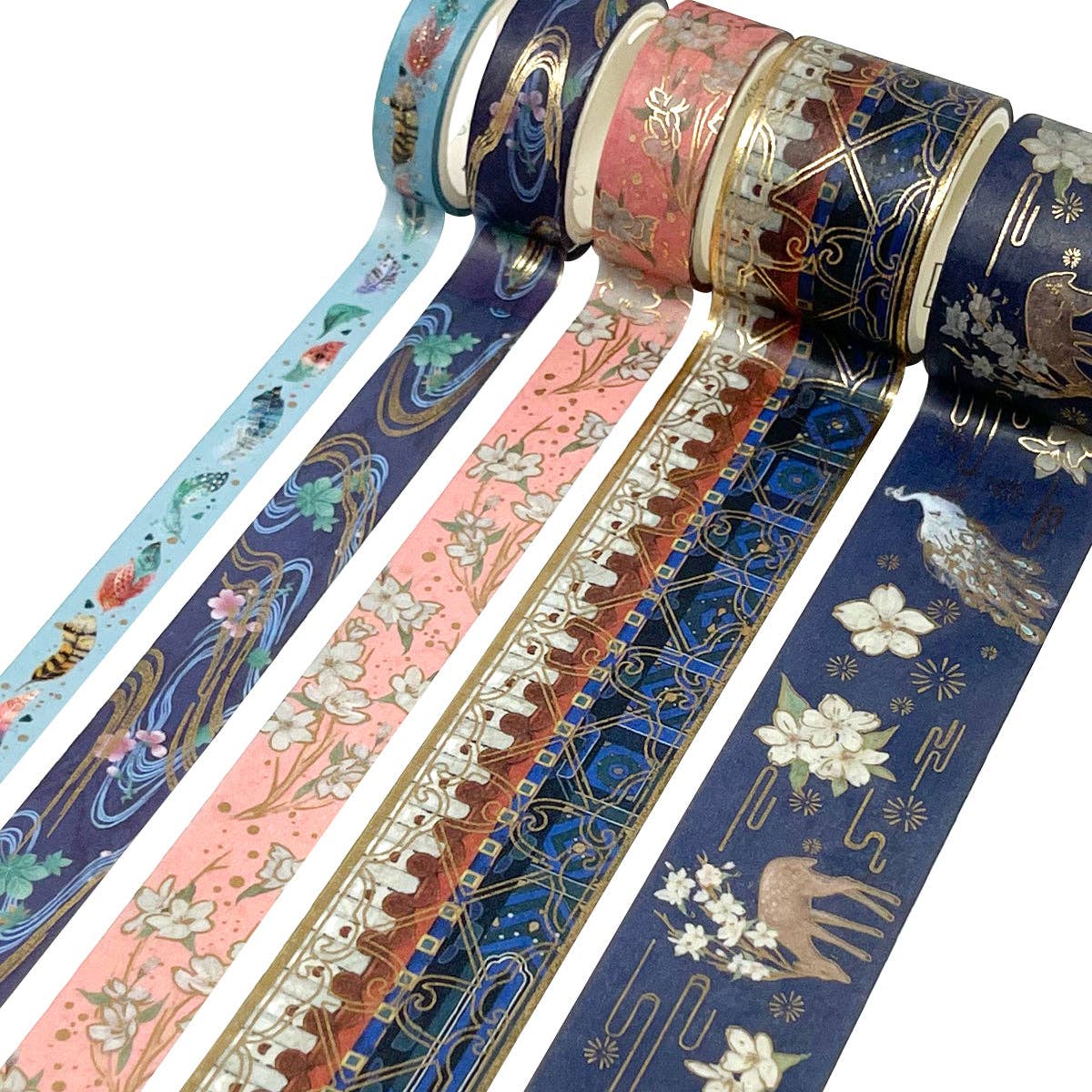 Wrapables.com - Wholesale Washi Tape - Wrapables Decorative Gold Foil Washi Tape and Sticker Set42