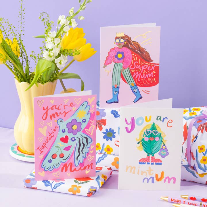Eleanor Bowmer - Wholesale Mother’s Day card - Super Mum Card1