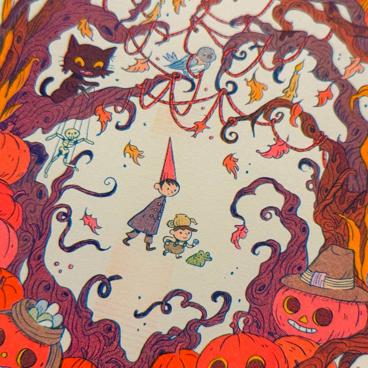 Natalie Andrewson – wholesale Art print – Ain’t That Just The Way Small ~ an Over The Garden Wall tribute Riso Print2