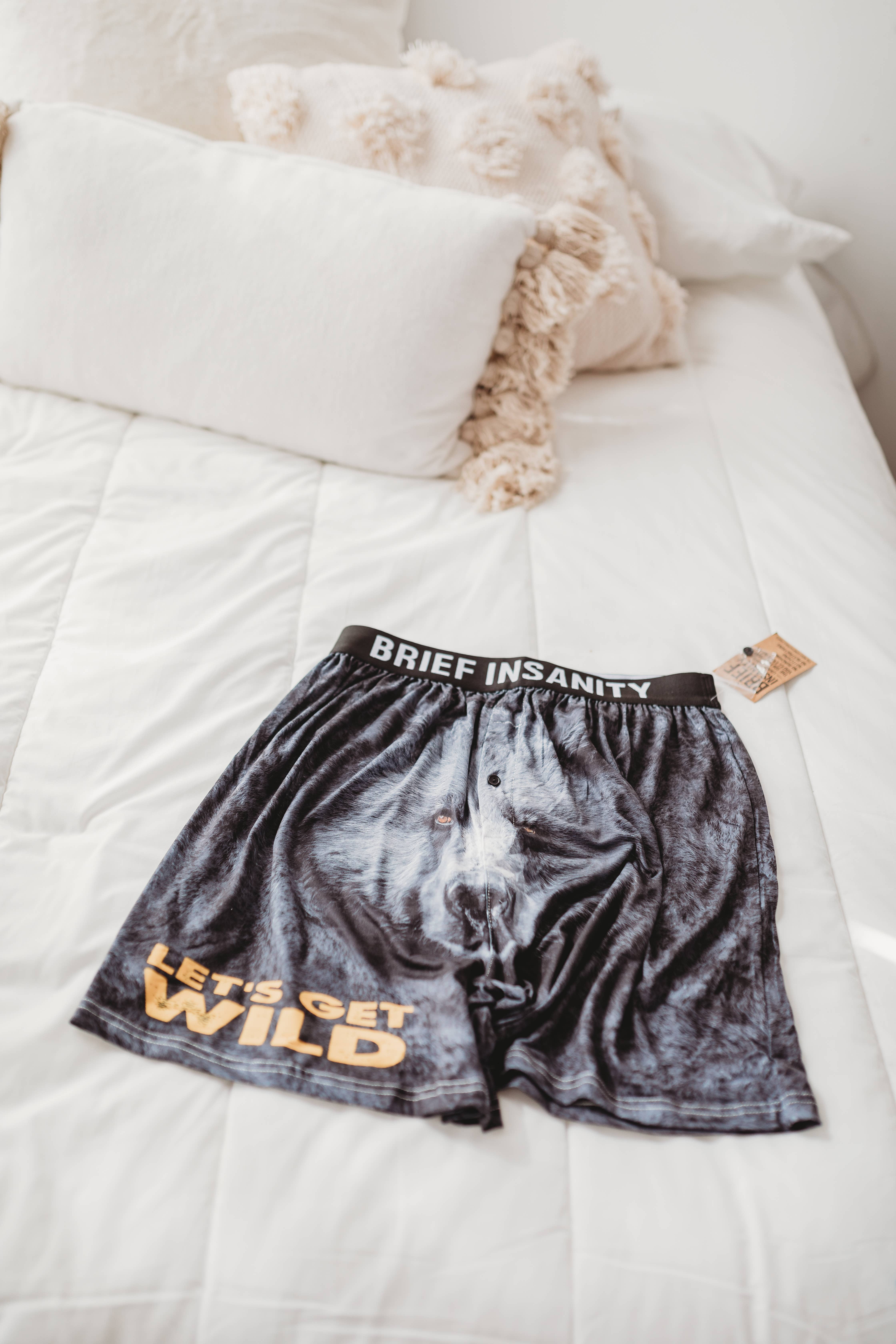 BRIEF INSANITY - Venta al por mayor Ropa interior - Hombre - Bóxers Let's Get Wild Bear Cheeks6